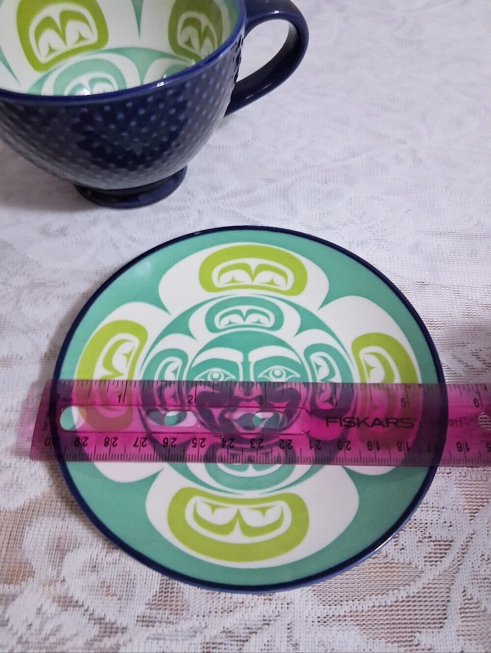 Native Home Moon Mug and Saucer Pacific Northwest Artist Simone Diamond - Picture 11 of 14